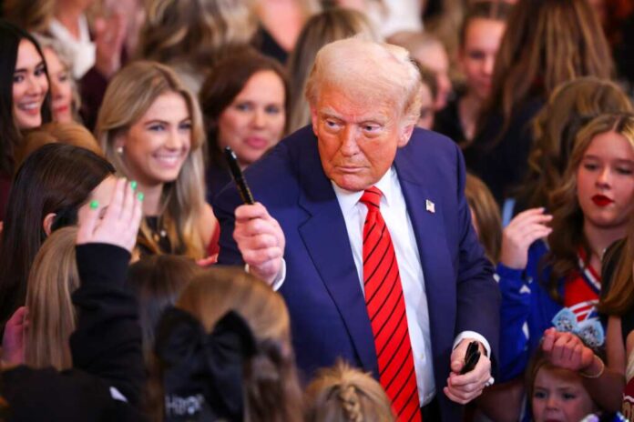 Washington,,Feb,5,2025:,President,Donald,Trump,Signs,An