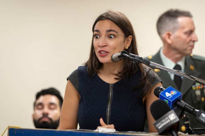 U.s.,Representative,Alexandria,Ocasio-cortez,Speaks,At,The,American,Legion,Boulevard