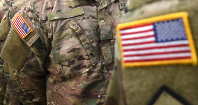 Usa,Patch,Flag,On,Soldiers,Arm