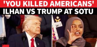 ON CAM: Trump Clashes With Ilhan Omar During SOTU