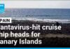 Hantavirus-hit cruise ship heads for Canary Islands to