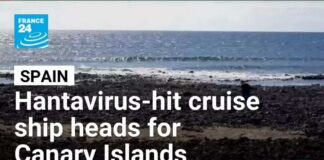 Hantavirus-hit cruise ship heads for Canary Islands to