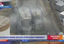 Officials warn toxic tank in Garden Grove could explode