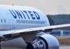 Cockpit-Breach Drama Spurs Urgent Questions Close-up view of a United Airlines airplane wing and engine