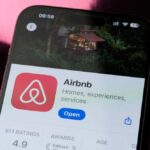 Airbnb app interface displayed on a smartphone screen