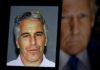 Trump-Epstein Ties — Scandalous Reading Room Mugshot of a man with gray hair and a serious expression