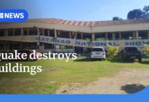 Buildings collapse after powerful earthquake strikes off Philippines | ABC NEWS
