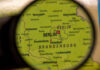 Berlin Stalled—Poland Orders 1,000 Tanks Close-up view of a map showing Berlin and Brandenburg under a magnifying glass