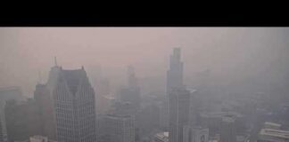 Smoke from Canadian wildfires hitting the U.S. leading to air- quality alerts