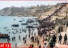 Humanitarian Chaos Hits Spain’s Gate Crowd breaks through border from Spanish territory of Ceuta from Morocco