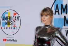 Wedding Lockdown Guts Bar Sales A celebrity posing on the red carpet at the American Music Awards