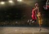 Deleted Clip Sparks WNBA Gambling Uproar Two basketball players contest a layup under the hoop