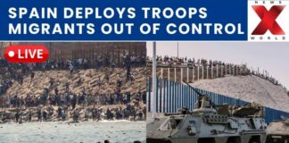 Sapin Troops Deployed LIVE : Spain Deploys Military As Migrants Continue Entering Ceuta