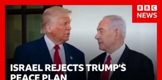 Israel rejects Trump's 15-point plan for Gaza, Netanyahu says | BBC News