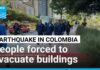 Quake Chaos Slams Colombia A 7.4-magnitude earthquake shakes Colombia and Ecuador, prompting people to evacuate buildings