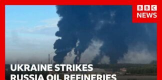 Ukraine strikes two Russian oil refineries | BBC News