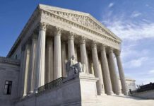 Court Greenlights AI Child Images at Home Supreme Court building with Corinthian columns
