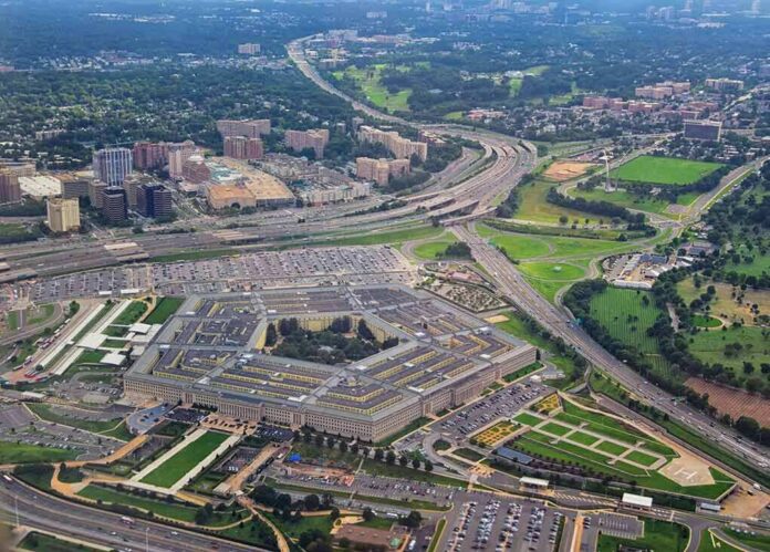 shutterstock_1228210039 The Pentagon building seen from above