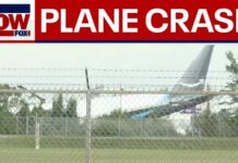 Runway Disaster FREEZES Miami Flights Amazon cargo jet crashes at Miami airport