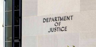 Department of Justice building exterior wall