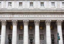 Judges’ Interview Sparks DOJ Firestorm United States courthouse facade with Corinthian columns