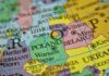 Assassination Alarm Jolts Poland’s Power Elite Close-up of a political map of Eastern Europe