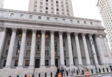 Nonprofit Heist Shadows Florida Race United States courthouse with grand neoclassical columns