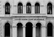 Court Freezes Foreign Donor Reveal United States Court of Appeals building facade with arched entrance